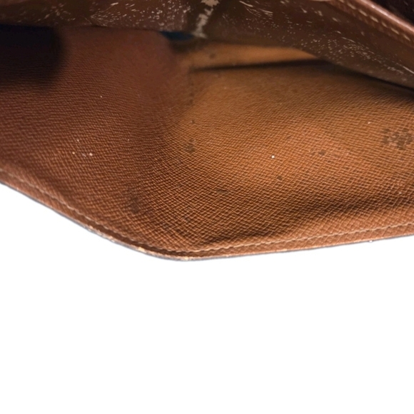 LOUIS VUITTON LV Monogram Canvas Leather Continental Clutch Wallet ( EUC) - Picture 15 of 17